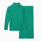 Костюм женский (джемпер/юбка), цвет зелёный, размер ONE SIZE (46-50) - Фото 4