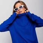 Водолазка женская цвет электрик, размер ONE SIZE (46-50) - фото 23342063