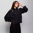 Рубашка женская, цвет черный, размер ONE SIZE (42-44) 10158779