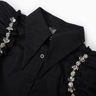 Рубашка женская, цвет черный, размер ONE SIZE (42-44) 10158779