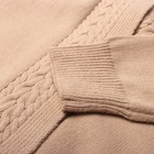 Костюм женский (кардиган/брюки), цвет бежевый, размер 42-46 (ONE SIZE) - Фото 7