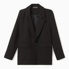 Пиджак женский, цвет чёрный, размер M (44) 10181576