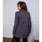 Пиджак женский, цвет серый, размер S (42) - Фото 3