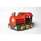 Деревянный конструктор. Сборная модель «Новогодний паровоз» - Фото 2