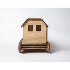 Деревянный конструктор. Сборная модель «Новогодний паровоз» - Фото 4