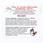 Игра по системе Монтессори «Бизиборд Лето» - фото 24622648