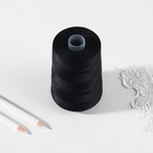 Нитки 80ЛЛ, 2500 м, цвет чёрный №115 - фото 23342333