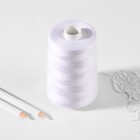 Нитки 80, «Невка», 5000 м, цвет белый №001 - фото 23342393