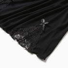 Ночная сорочка женская «Очарование», цвет чёрный, размер 44 - Фото 5