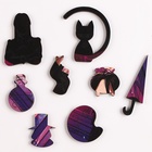 Пазл деревянный фигурный «Девочка в чёрном платье», 80 элементов - Фото 7