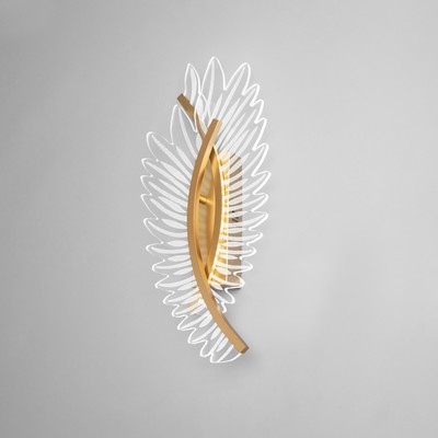 Бра «Крылья» LED 24 Вт 3000-6000К золото 50×20×15 см