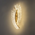 Бра «Крылья» LED 24 Вт 3000-6000К золото 50×20×15 см - Фото 3