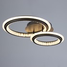 Люстра с ПДУ «Ленди» 2хLED 3000-6000К 144 Вт черный 58×40×13 см BayerLux - Фото 2