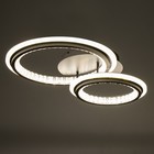 Люстра с ПДУ «Ленди» 2хLED 3000-6000К 144 Вт черный 58×40×13 см BayerLux - Фото 4