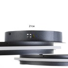 Люстра с ПДУ «Ленди» 2хLED 3000-6000К 144 Вт черный 58×40×13 см BayerLux - Фото 8