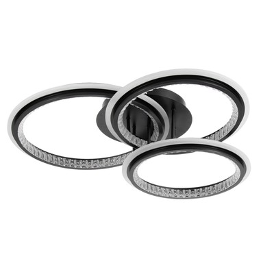 Люстра с ПДУ «Ленди» 3хLED 3000-6000К 272 Вт черный 74×71×18 см BayerLux