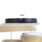 Люстра с ПДУ «Анелло» 3хLED 3000-6000К 184 Вт черно-золотой 85×78×21 см BayerLux - Фото 9