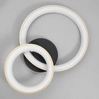 Люстра с ПДУ «Анелло» 2хLED 3000-6000К 184 Вт черно-золотой 86×60×16 см BayerLux - Фото 7