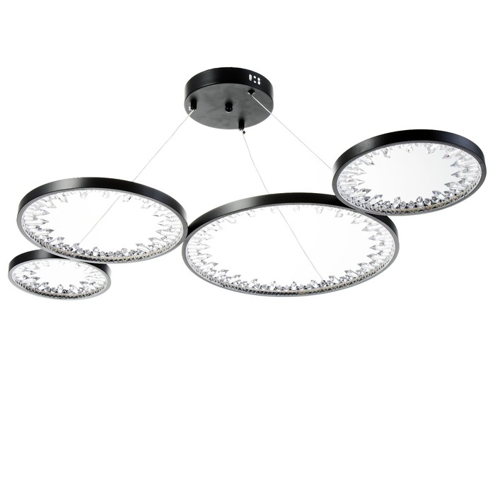 Светильник «Кристалл» LED 130 Вт 3000-6000К черный 96×55×100 см BayerLux