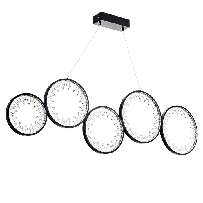 Светильник BayerLux «Кристалл» LED 146 Вт 3000-6000К черный 125×37×100 см