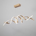 Светильник BayerLux "Спираль" LED 112Вт 3000-6000К золото 100х22х100 см - фото 23400919