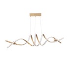 Светильник BayerLux "Спираль" LED 112Вт 3000-6000К золото 100х22х100 см - фото 23400923