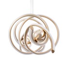 Светильник BayerLux "Спираль" LED 112Вт 3000-6000К золото 100х22х100 см - фото 23400924