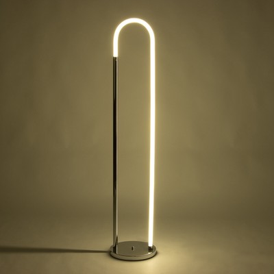 Торшер «Астен» LED 37 Вт хром 25×25×125 см