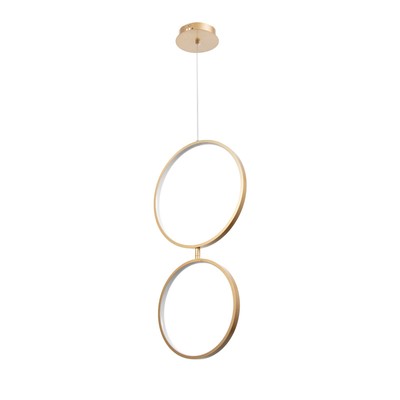 Светильник BayerLux «Трио» 2хLED 85 Вт 3000-6000К золото 35×15×100 см