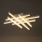 Люстра с ПДУ "Велси" LED 112Вт 3000-6000К белый 44х44х10 см BayerLux - фото 23419336