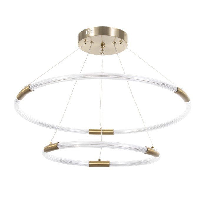 Светильник «Рингас» 2хLED 68 Вт 3000-6000К золото 57×57×120 см BayerLux