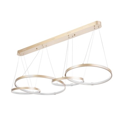 Светильник BayerLux «Ринго» 4хLEd=95 Вт 4000К золото 110×50×100 см