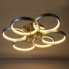 Люстра с ПДУ "Винла" LED 204Вт 3000-6000К сине-золотой 80х80х11 см BayerLux - фото 23419374