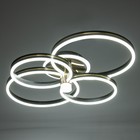 Люстра с ПДУ "Ментре" LED 142Вт черно-золотой 81х61х16 см BayerLux 9626300 Люстра с ПДУ "Ментре" LED 142Вт черно-золотой 81х61х16 см BayerLux 9626300