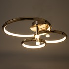 Люстра «Лентес» 3хLED 152 Вт золото 76×60×23 см BayerLux - Фото 3