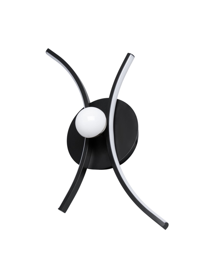 Бра «Икси» LED 21 Вт 4000К черный 35×16×6 см