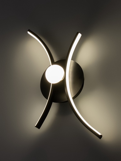 Бра «Икси» LED 21 Вт 4000К черный 35×16×6 см