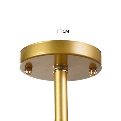 Люстра «Мерлия» 2хЕ27 40 Вт черно-золотой 48×26×27 см BayerLux