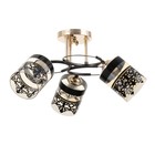 Люстра «Рейна» 3хЕ27 40 Вт черный 58×58×27 см BayerLux - Фото 1