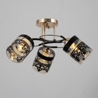 Люстра «Рейна» 3хЕ27 40 Вт черный 58×58×27 см BayerLux - Фото 2