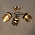 Люстра «Рейна» 3хЕ27 40 Вт черный 58×58×27 см BayerLux - Фото 3