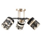 Люстра «Рейна» 3хЕ27 40 Вт черный 58×58×27 см BayerLux - Фото 4