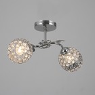 Люстра "Роксана" 2хЕ27 40Вт хром 48х26х27 см BayerLux - фото 23373151