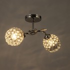 Люстра "Роксана" 2хЕ27 40Вт хром 48х26х27 см BayerLux - фото 23373152