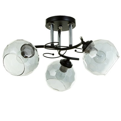 Люстра «Саманта» 3хЕ27 40 Вт черный 40×40×23 см BayerLux