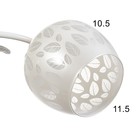 Люстра "Фания" 3хЕ27 40Вт бело-золотой 48х48х26 см BayerLux 9717724