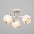 Люстра "Фрида" 3хЕ27 40Вт бело-золотой 48х48х26 см BayerLux - фото 23373212