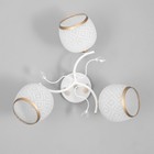 Люстра "Фрида" 3хЕ27 40Вт бело-золотой 48х48х26 см BayerLux - фото 23373215