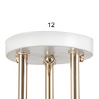 Люстра "Фрида" 3хЕ27 40Вт бело-золотой 48х48х26 см BayerLux - фото 23373218