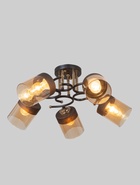 Люстра «Элла» 5хЕ27 40 Вт черный 70×70×27 см - фото 46829360